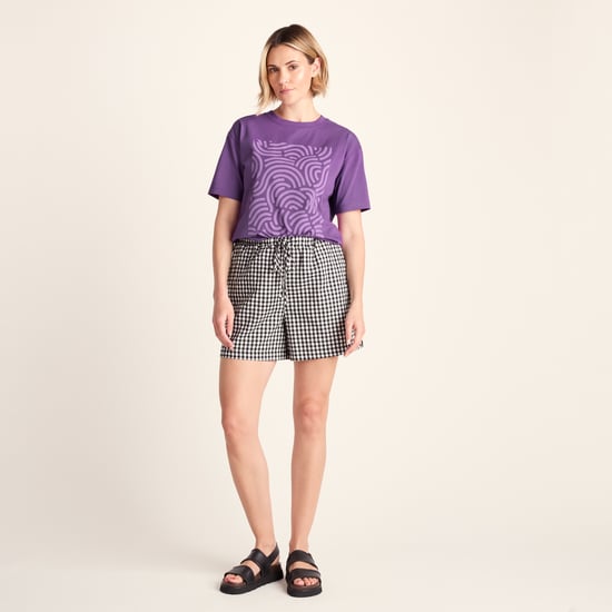 Wave Womens Premium Supersoft T-Shirt - Dark Orchid - Image 1