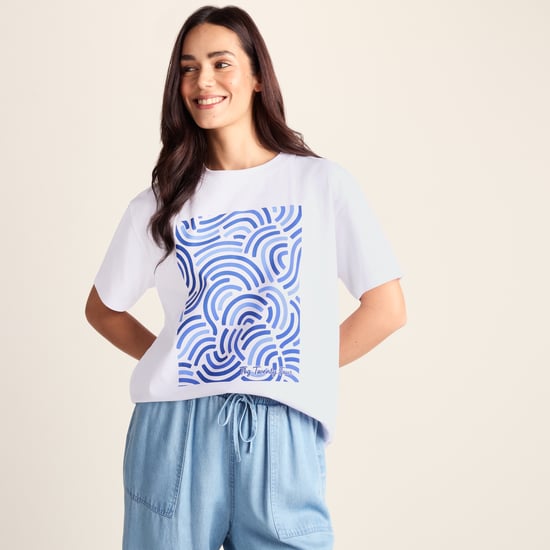Wave Womens Premium Supersoft T-Shirt - Optic White - Image 3
