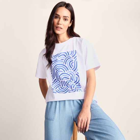 Wave Womens Premium Supersoft T-Shirt - Optic White - Image 4