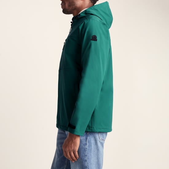 Andro Mens Hooded Waterproof Softshell Jacket - Dark Turquoise - Image 6