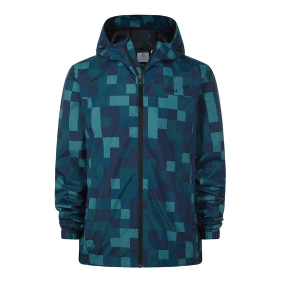 Craven Mens Waterproof Packaway Jacket - Blue Pixel - Image 5