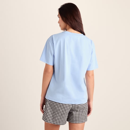Agnes Womens Supersoft Premium T-Shirt - Ash Blue - Image 2