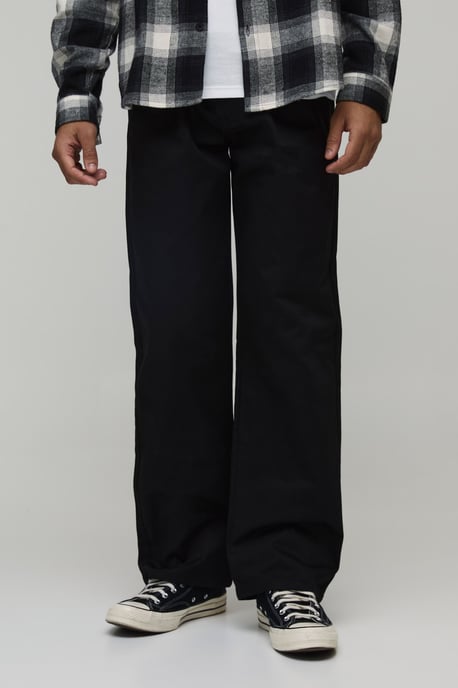 Relaxed Fit Pleat Front Work 365 Trouser - Image 1