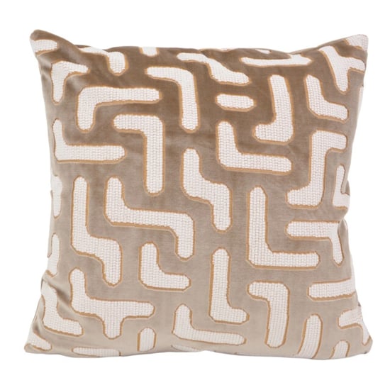 NOVÉE Elegance beige | 45 x 45 cm | kussenhoes | velvet/polyester - Image 1