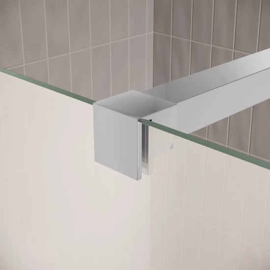 Badplaats Douchewand florida 90 x 200 cm chroom – inloopdouche 8 mm met - Image 4