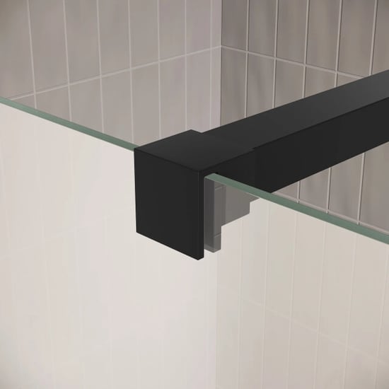 Badplaats Douchewand florida 60 x 200 cm zwart – inloopdouche 8 mm met - Image 4
