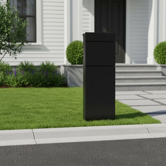 4gardenz ® vrijstaande brievenbus gegalvaniseerd staand met slot - - Image 5