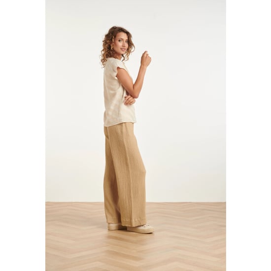 Smashed Lemon V-hals top met diagonale print | - Image 3