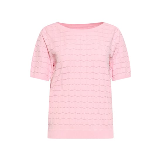 Smashed Lemon Gebreide top met lurex golvende texture | - Image 5