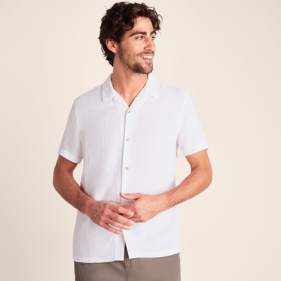 Valtos Mens Short Sleeve Supersoft Shirt - Optic White - Image 3
