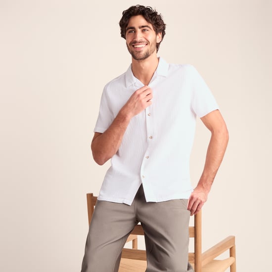 Valtos Mens Short Sleeve Supersoft Shirt - Optic White - Image 4