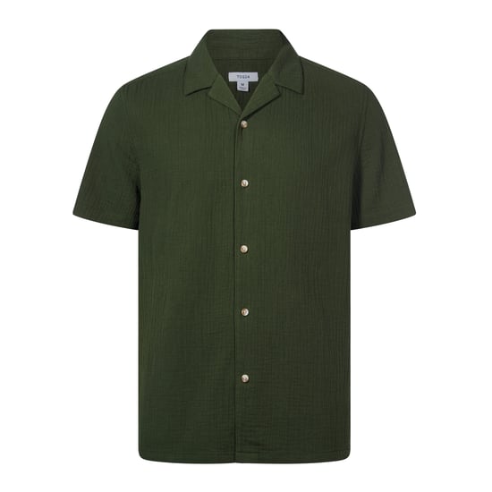 Valtos Mens Short Sleeve Supersoft Shirt - Forage Green - Image 5
