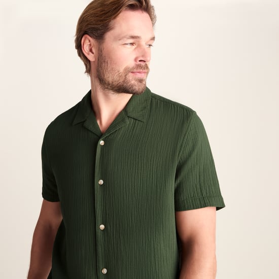 Valtos Mens Short Sleeve Supersoft Shirt - Forage Green - Image 6