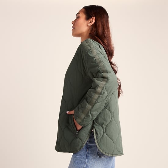 Cleadon Womens Shower Resistant Lightweight Insulated Jacket - Pale Khaki - Image 4