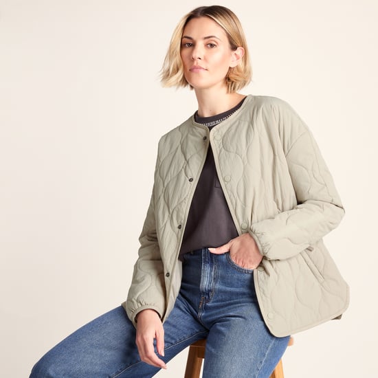 Cleadon Womens Shower Resistant Lightweight Insulated Jacket - Cool Beige - Image 4