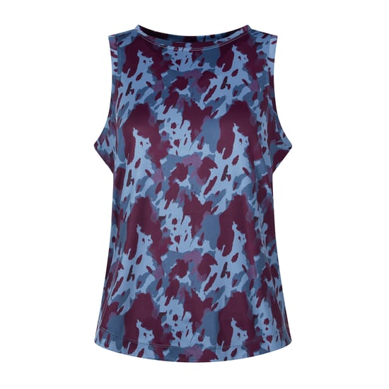 Quinn Womens Performance Vest - Smokey Blue Print - Image 5