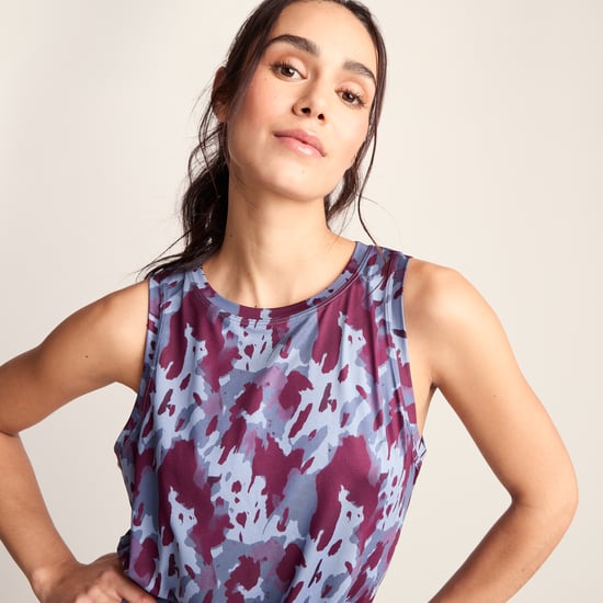 Quinn Womens Performance Vest - Smokey Blue Print - Image 6