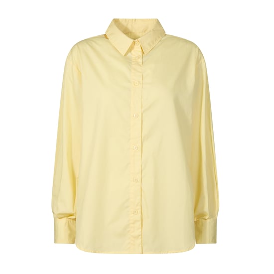 Marnie Womens 100% Cotton Relaxed Fit Shirt - Butter Yellow - Image 5