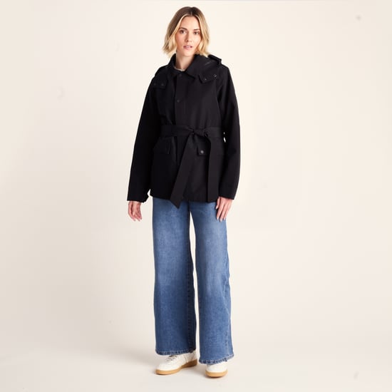 Shea Womens Waterproof Trench Coat - Black - Image 1
