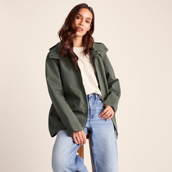 Shea Womens Waterproof Trench Coat - Pale Khaki - Image 4