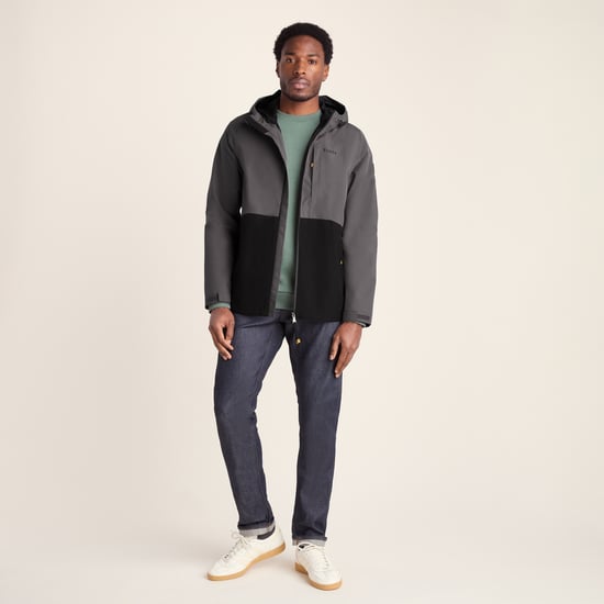 Ellon Mens Waterproof Jacket - Black/Deep Slate - Image 3