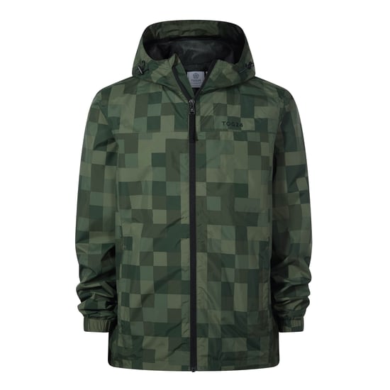 Craven Mens Waterproof Packaway Jacket - Green Pixel - Image 5