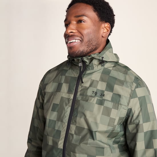 Craven Mens Waterproof Packaway Jacket - Green Pixel - Image 6