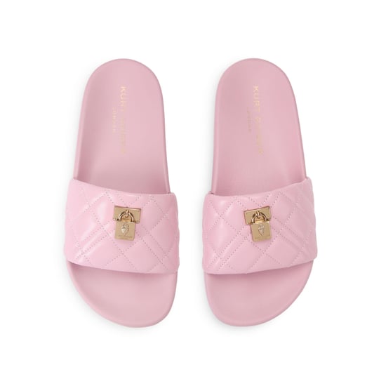 Kurt Geiger London Leather Brixton Poolslide Sliders - Image 2
