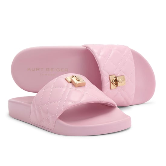 Kurt Geiger London Leather Brixton Poolslide Sliders - Image 3