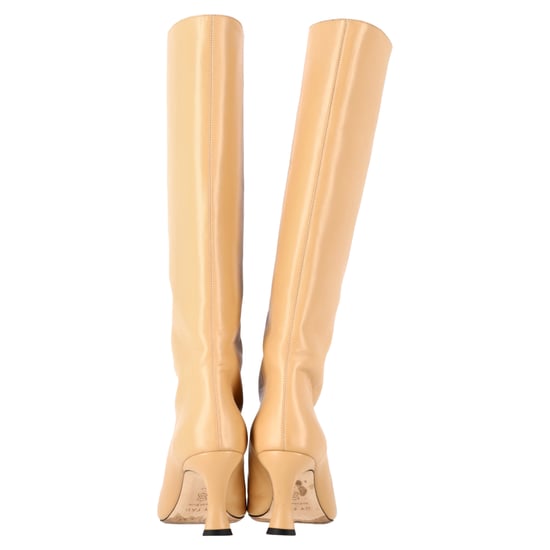 By Far Stevie knielaarzen van beige leer - Image 5
