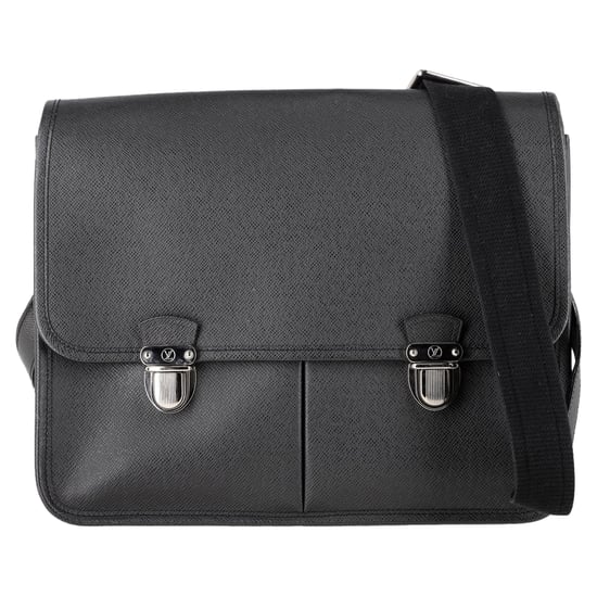 Louis Vuitton Ardoise Taiga Alexei Messenger Bag in Black Leather - Image 1