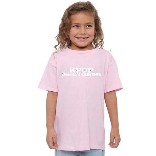 K-Pop Demon Hunters Kinderen/Kinderen Logo T-shirt (Lichtroze) - Image 4