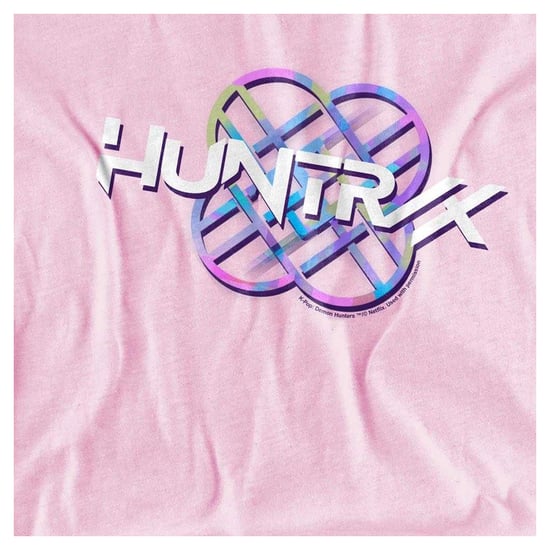 K-Pop Demon Hunters Childrens/Kids Pastel Logo T-Shirt (Light Pink) - Image 3