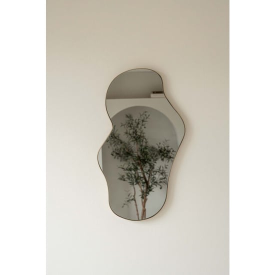 Indore Home spiegel organische vorm asymmetrisch wandspiegel 60cm - - Image 1