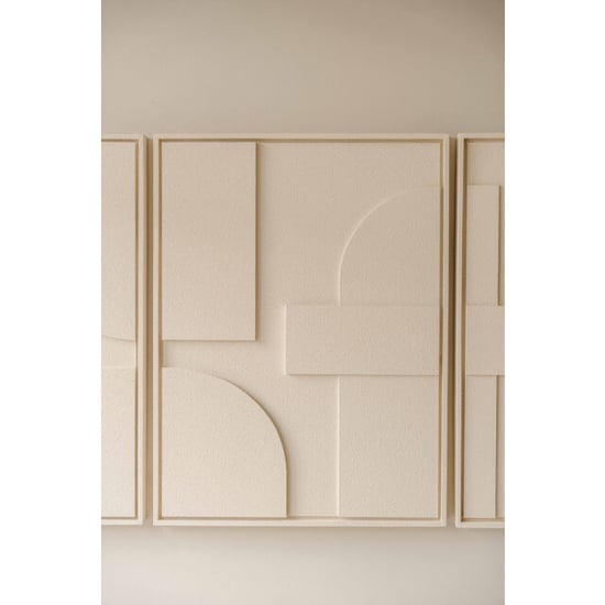 Indore Home – 3d schilderij – design b2 – abstracte vormen – 3d wandpaneel - - Image 3