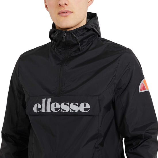 Ellesse Mens Acera Overhead Hooded Jacket (Black) - Image 3