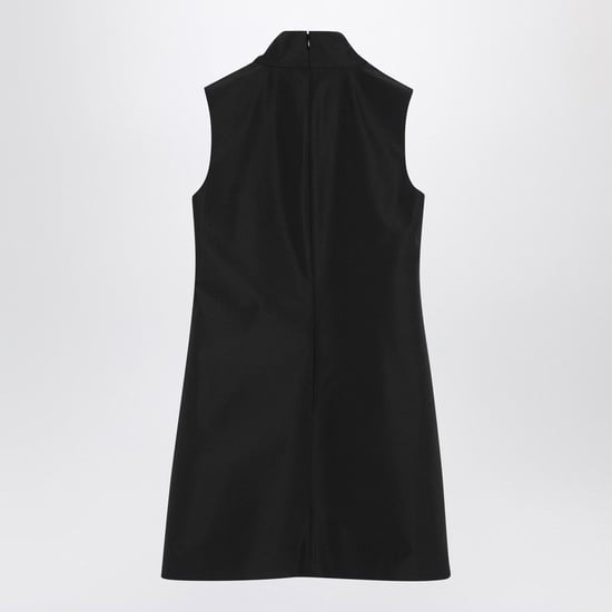Zwarte Mini-jurk met Strik - Image 2