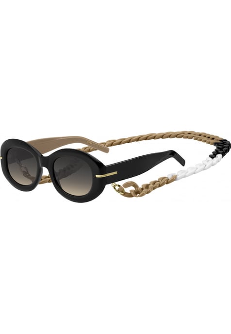 Hugo Boss Grijs Bruin DS Lens Zwart Beige Zonnebril - Image 1