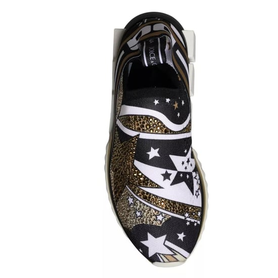 Dolce & Gabbana Flerfärgad Kometstjärna Tryck Sorrento Sneakers Skor - Image 3
