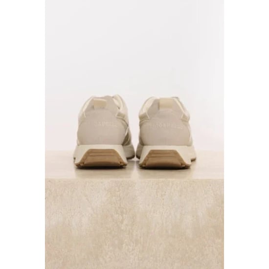 Rino & Pelle Fieve.1002621 rino&pelle mixed material sneaker taupe light gold - Image 2