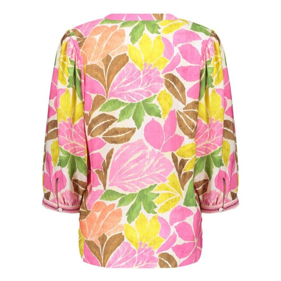 Geisha 63283-20 718 blouse ecru/tobacco/pink - Image 3