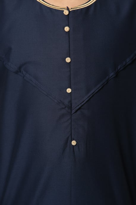 Kid's Boys Blue Oman Eid Thobe Saudi Emirati Jubba Robe - Image 5