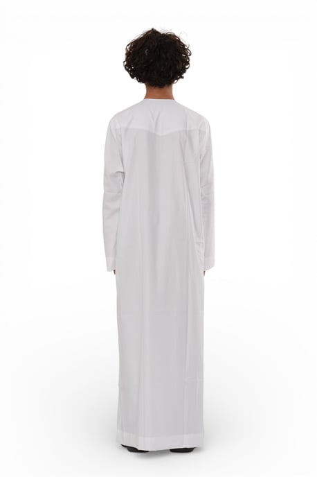 Kinderen jongens Eid witte Marokkaanse Thobe gewaad Djellaba Ramadan Eid Jubba- K-HM10 - Image 4
