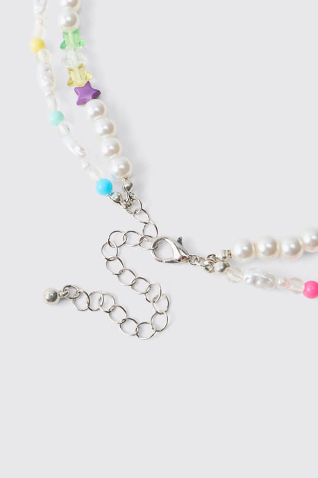 Multi Star & Mixed Pendant Necklace - Image 3
