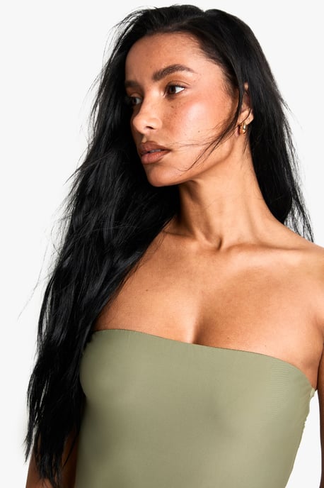 Petite Swimwear Essentials Bandeau Swimsuit - Image 4