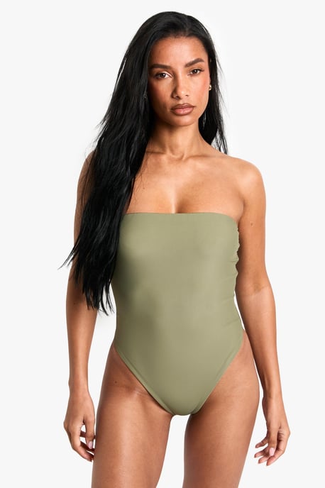 Petite Swimwear Essentials Bandeau Swimsuit - Image 5