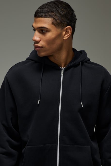 MAN Active Premium Oversized Zip Through Hoodie - Image 3