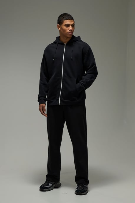 MAN Active Premium Oversized Zip Through Hoodie - Image 4