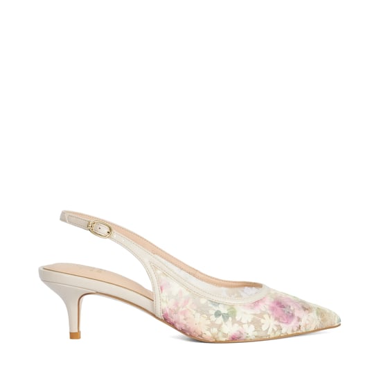 Dune Ladies Chamomile - Floral Sling-Back Kitten Heels - Image 2