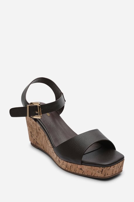 Where's That From Womens Giselle Cork Platform Wedge - Image 3